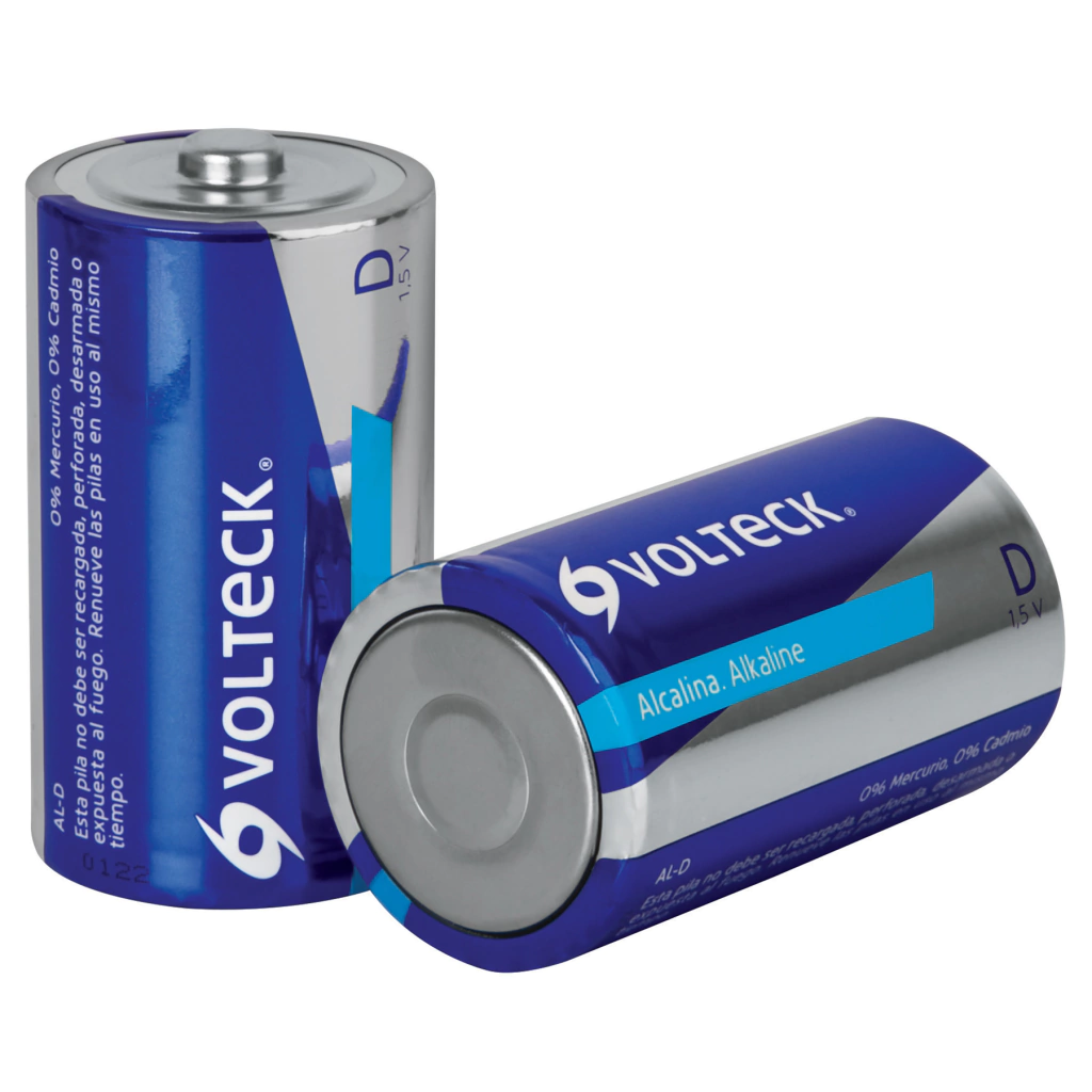 Blister C/2 Pilas Alcalinas D Volteck AL-D