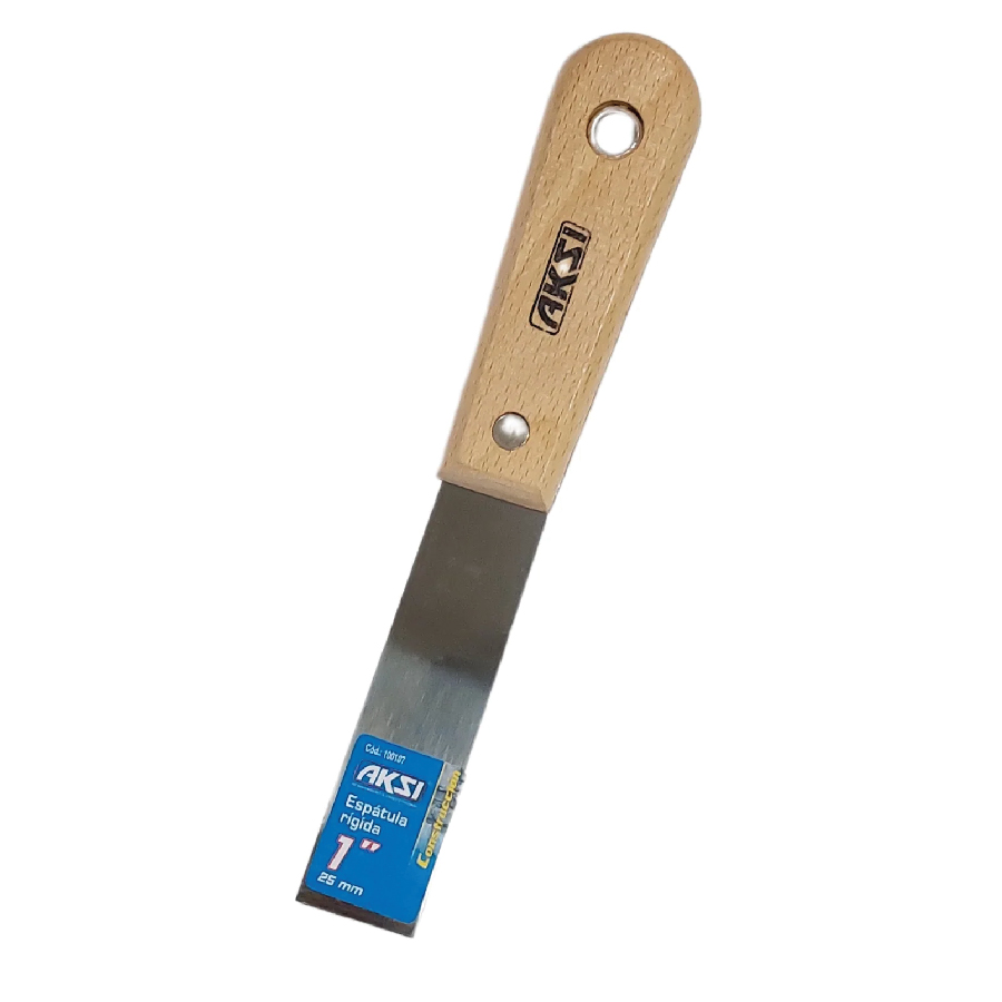 Espatula Rigida Con Mango De Madera De 1" AKSI 100107