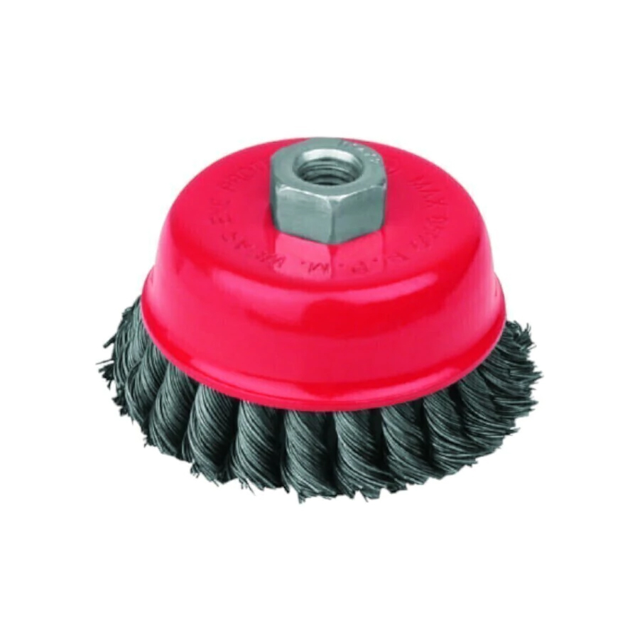 Carda Copa De 3" Trenzado Fino - Entrada 14Mm AKSI 116635