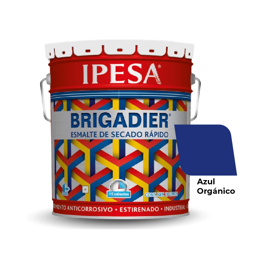 [1716.1] Esmalte Azul Organico 1Lto Brigadier 1716.1