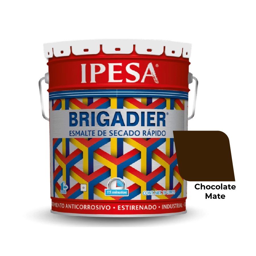 [1709.1] Esmalte Chocolate Mate 1Lto Brigadier 1709.1