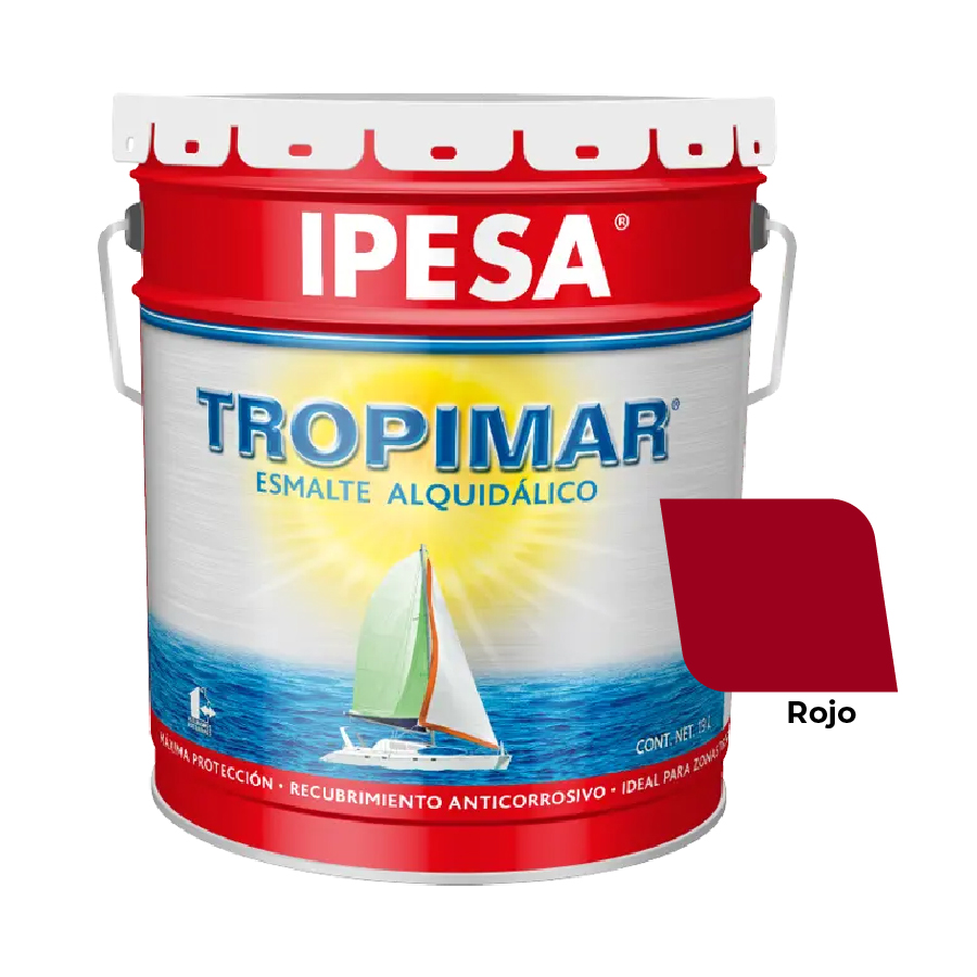 [1008.25] Esmalte Rojo .250Ml Tropimar 1008.250