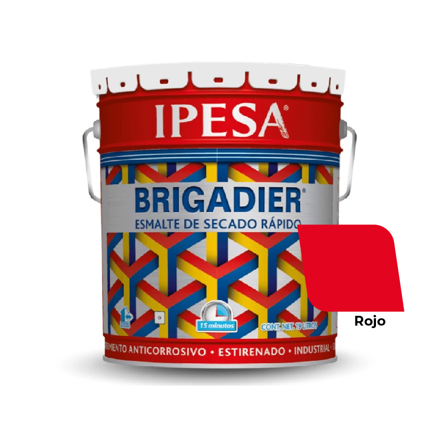 [1710.1] Esmalte Rojo 1Lto Brigadier 1710.1