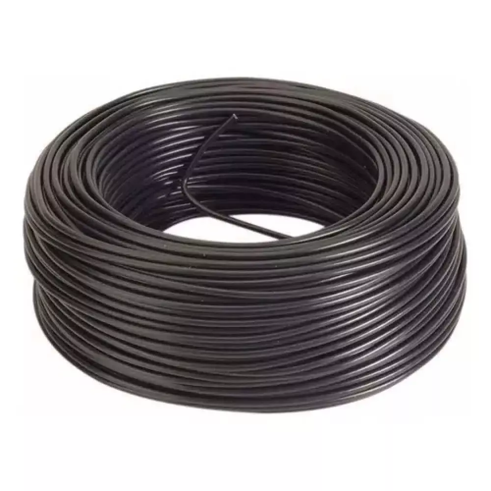[5714M] Cable #10 Negro Cobre 100Mts 19Hilos Corsa 5714