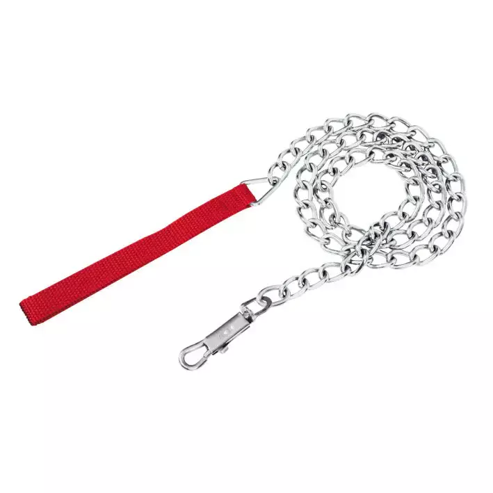 Cadena Para Perro Cromada 2 Mm X 1.20 M  Color Rojo AKSI 113504