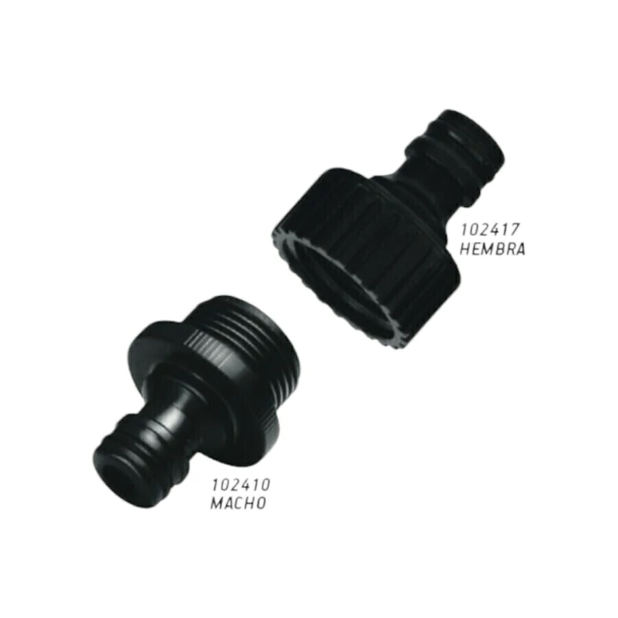 [102410] Conexion Plastica Macho 3/4" AKSI 102410