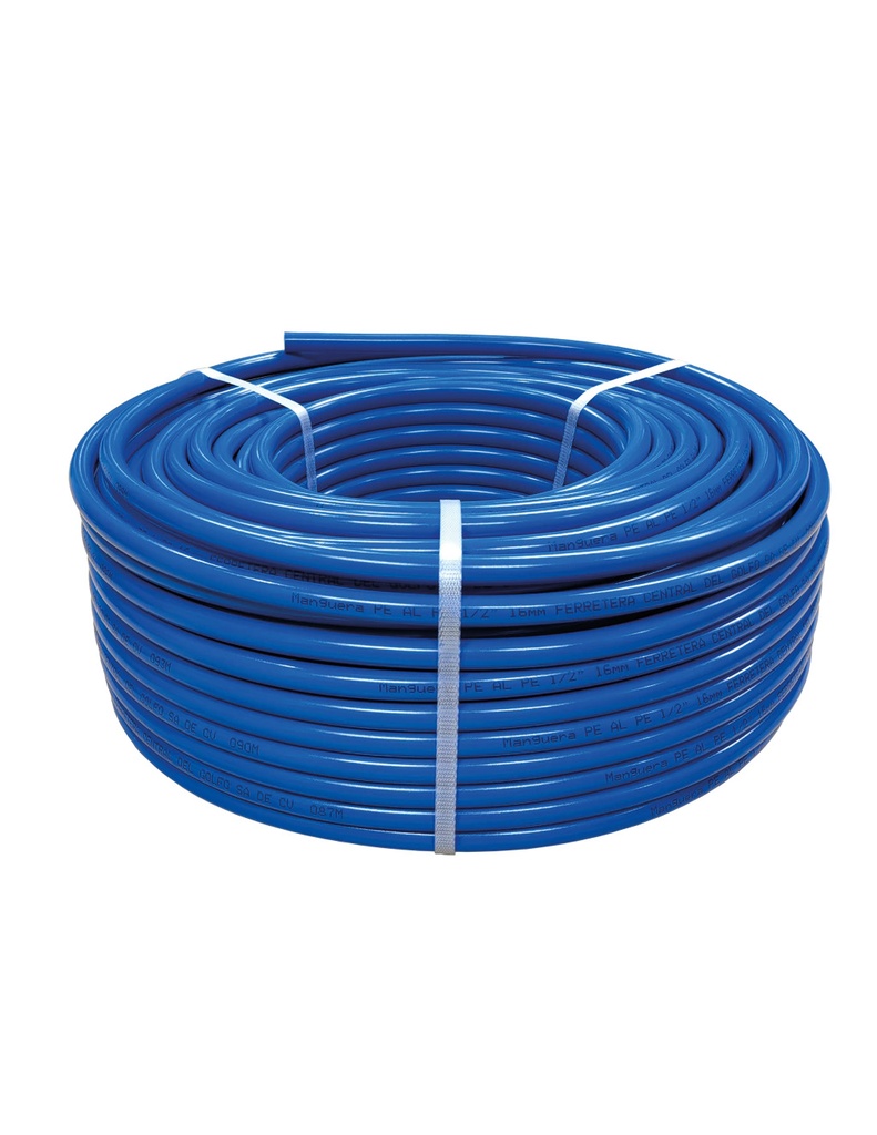 Rollo Manguera Premium 1/2" Aquazual Super Flexible 100 mtros. MANG-CON