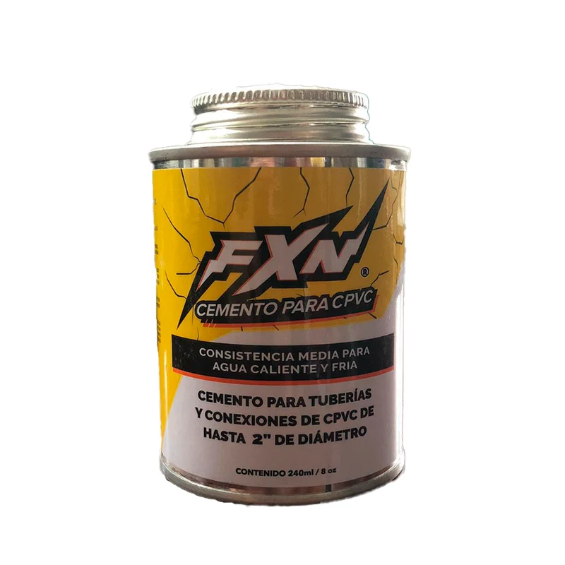 Cemento PVC FXN Amarillo 8oz / 240ml CEM3015