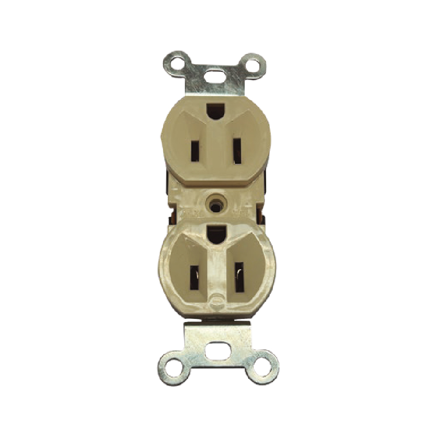 [CTO-003] Contacto Duplex Aterrr Ocul. Marfil CTO-003