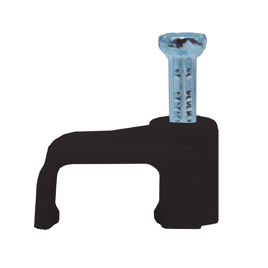 [CCLIP4N] Grapas 4Mm Planas Negras 25Pz CCLIP4N
