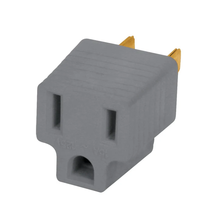 Adaptador 3 A 2 Gris 2 Pack AKSI 117405