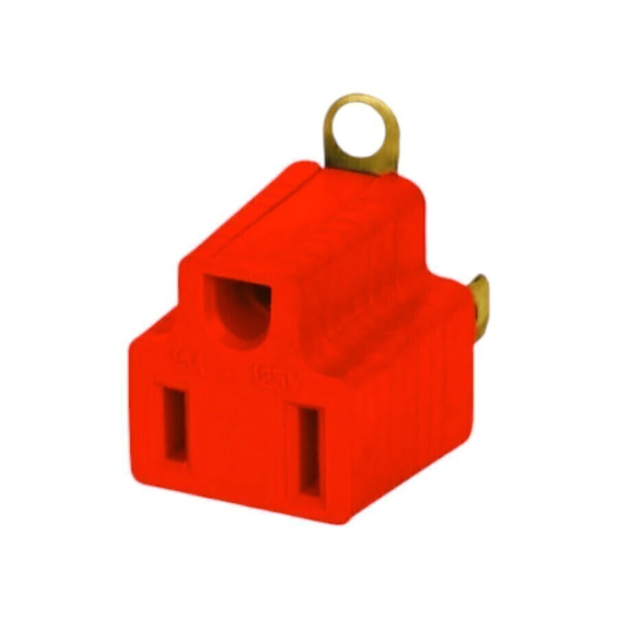 Adaptador 3 A 2 Naranja AKSI 117402